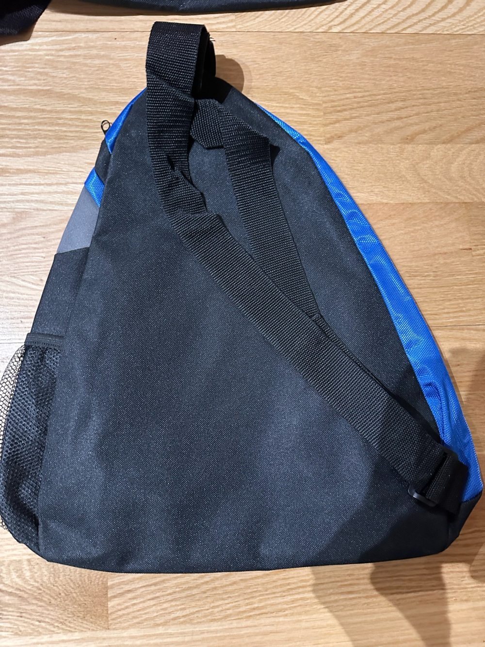 Tim Hortons Black & Blue Sling Backpack - Single Strap Carry - Picture 2 of 6